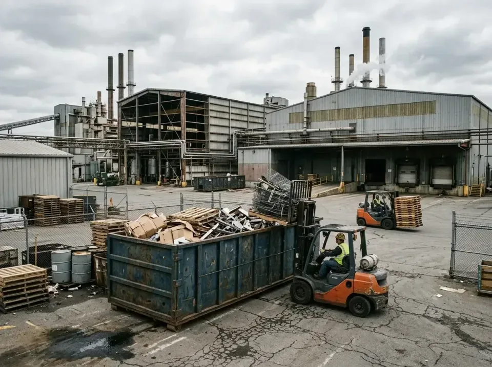 industrial-factory-scrap-conta-003 — frequently asked questions, Cheap Roll-off Dumpster Rentals in The Plains, OH